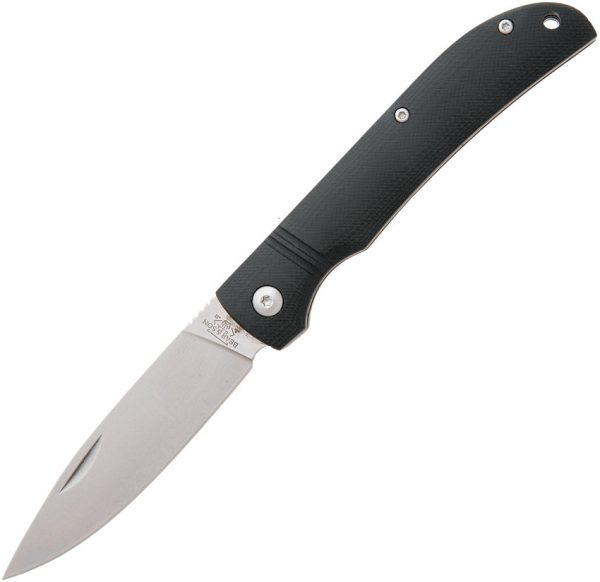 Bear & Son Drop Point Slip Joint Black G10 Folding D2 Steel Pocket Knife 457GB on Sale