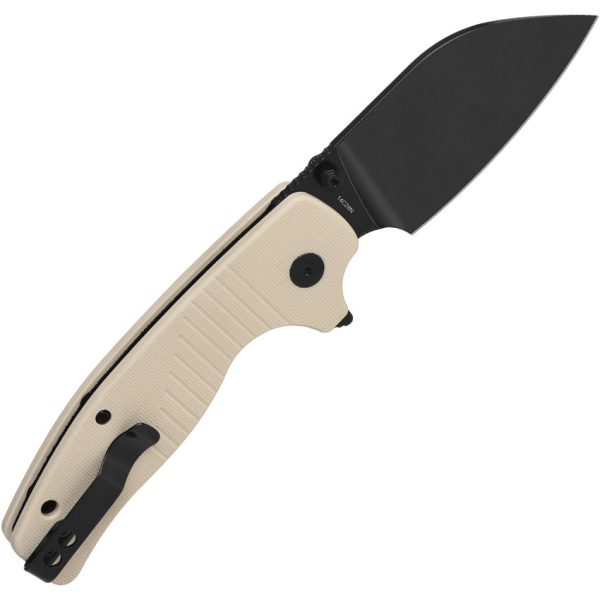 QSP Knife Chefmaster Linerlock Ivory White G10 Folding 14C28N Pocket Knife 163B2 Online Hot Sale - Image 3