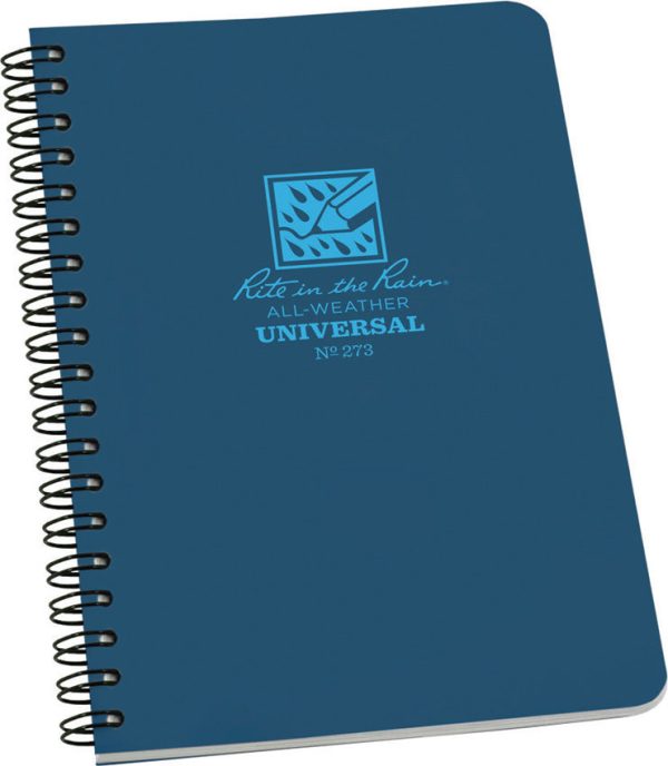 Rite in the Rain Side Spiral Notebook Blue Sale