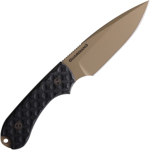 Bradford Knives Guardian 3 Black Micarta Bohler N690 Fixed Blade Knife 3FE001CB For Discount - Image 2