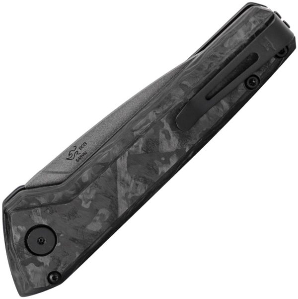 Buck Automatic Deploy Knife Button Lock 2024 Legacy Collection Carbon Fiber S45VN Blade 838CFSLE Online now - Image 2