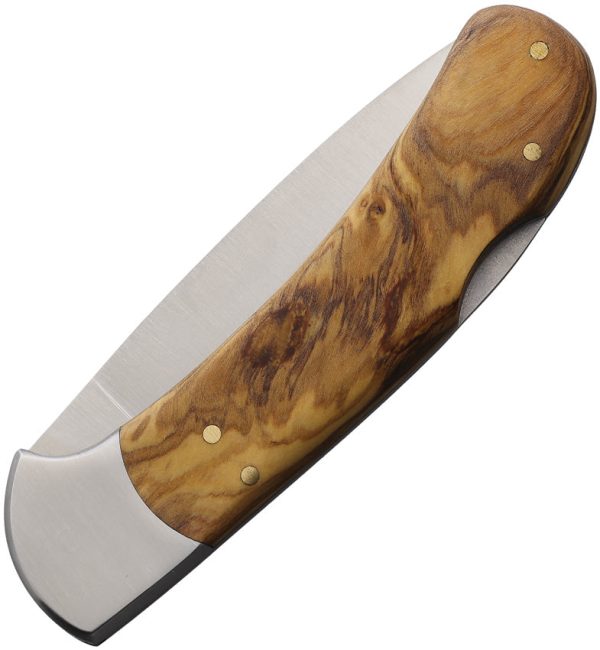 Joker Cocker Lockback Olive Wood Folding 1.4116 Stainless Pocket Knife NO47 Online - Image 2