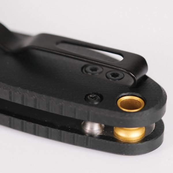 Vosteed Mini Acorn Linerlock Black G10 Folding 14C28N Drop Point Pocket Knife A3401 Online - Image 5