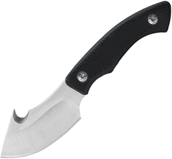 ABKT Tac Grunt Gut Hook Black G10 8Cr13MoV Steel Fixed Blade Knife 1002 Hot on Sale