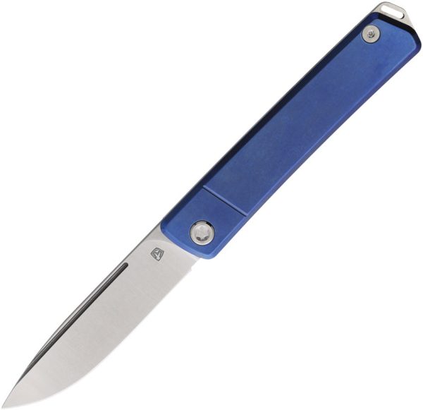 Medford Gentleman Jack Blue Titanium Folding S45VN Pocket Knife 2114TD37A2 For Cheap