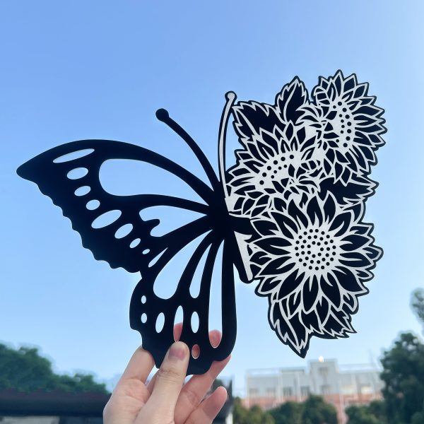 1 8  Black to White Two-Tone Acrylic Sheet Plexiglass (3pcs) For Cheap - Image 2