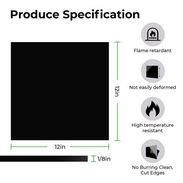 1 8  Fire Retardant Acrylic Sheet Plexiglass for Diode Laser Cutting (3pcs) Discount - Image 3