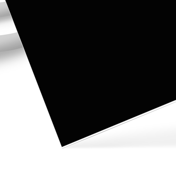 1 8  Black to White Two-Tone Acrylic Sheet Plexiglass (3pcs) For Cheap