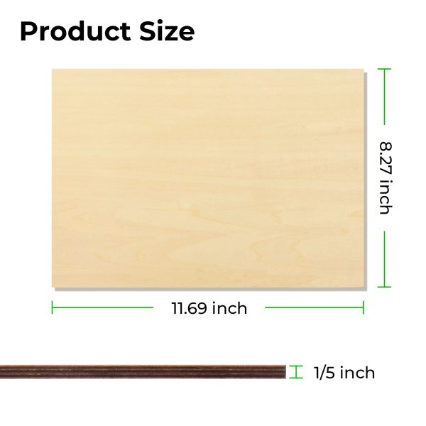 1 5  Sublimation Plywood (5pcs) Online now - Image 2