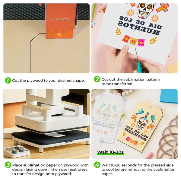 1 5  Sublimation Plywood (5pcs) Online now - Image 5