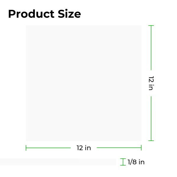 1 8  Frosted Acrylic Sheet Plexiglass (3pcs) Hot on Sale - Image 3